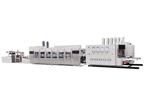 全自動印刷粘箱打包聯(lián)動線